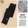 Leggings finos de algodón Clase A para niñas para usar como prenda exterior, nuevos pantalones finos de algodón de corte ajustado para niños en primavera y otoño