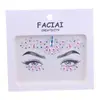 Comercio exterior transfronterizo suministro europeo y americano pegatinas personalizadas para pintura facial adhesivas tridimensionales respetuosas con el medio ambiente sin olor lentejuelas de maquillaje de diamante brillante