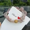 Diadema Estampado de Leopardo Europeo y Americano Goma para el Cabello Anillo de Intestino Grande con Pedrería de Alta Gama Cuerda para el Cabello de Lujo Accesible Goma Elástica para el Cabello Accesorios para el Cabello de Mujer Venta al por Mayor