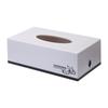 Caja de Pañuelos de Metal con Textura de Lujo Ligero, Caja de Pañuelos Rectangular para Hotel, Restaurante, Sala de Estar, Caja Simple para Almacenamiento de Pañuelos en Escritorio
