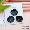 Botón Macarrón Manzana Todo-partido Nuevo DIY Accesorios Acrílicos Flor para Zapato Funda de Teléfono Celular Parche Pasador Accesorios para el Cabello