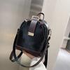 Bolso retro estilo Hong Kong para mujer 2023 Celebridad de Internet color albaricoque estilo universitario versátil portátil bandolera mochila de moda
