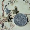 Accesorios para Joyería DIY Aleación Retro Bronce Amarillo Marino Estrella Estrella de Cinco Puntas Keke Material Tejido Adorno para la Cabeza