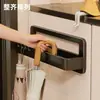 Estante para guardar paraguas, paragüero, soporte de pared para paraguas, estante de pared para entrada de casa, perchero para paraguas con ganchos