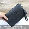 Marca de moda Bolso de mano de cuero suave para hombre Clutch de negocios Cartera de moda para niño Bolso vintage para hombre PU para mujer