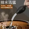 Tubería de drenaje universal para bandeja de té, accesorios de tubería de drenaje de silicona de gran diámetro de baquelita, tubería de salida de mesa de té, tubería de aguas residuales anticongelante