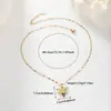 Collar Colgante de Abeja Esmaltada con Pedrería Bicolor Dorado y Plateado, Estilo Nuevo y Sencillo para Mujer, Estilo Versátil, en Stock para Entrega Rápida, Suministro Transfronterizo