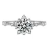 Anillo Brillante Cielo Estrellado de Diamantes para Mujer, Versátil, Elegante, Lujo Ligero, de Nicho, Gama Alta, Moderno, Anillo Abierto Ajustable