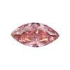 Huagang Gem Banhado a Ouro Amarelo Dema Olho Em Forma de Zircônia Rosa Pedra Nua Rosa Artificial CZ Diamante Pedra Branca Broca de Unha