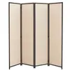 Biombo Plegable Tejido Bambú Tejido Hecho a Mano Divisor de Sala de Estar Biombo Plegable de Entrada Interior Estilo Antiguo Pantalla Móvil Libremente No