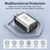 Cargador de Teléfono Móvil USB+2PD Modelo Nuevo Transfronterizo, Adaptador de Carga Rápida de Viaje Multi-Puerto Us/Eu/Uk A+2C