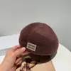 Boina de Uso Invertido Estilo Coreano para Mulheres, Novo Estilo Outono e Inverno, Chapéu Estruturado que Faz o Rosto Parecer Menor
