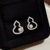 Pendientes y Collar de Plata 925 con Perla de Calabaza de Aguja para Mujer 2026 Nuevo Estilo Caliente Pendientes de Gama Alta Exquisitos Accesorios de Circonita