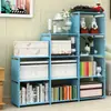 Estantería Moderna Simple Personalizada Almacenamiento Simple Estante para Libros Dormitorio Combinación Libre Gabinete de Almacenamiento Reforzado Estante para Dispositivos