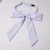 Gravata borboleta pontuda estilo JK japonês com cabo longo para meninas, estilo Academia Estudantil, para combinar com camisa de uniforme escolar de formatura