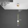 Lámpara Colgante LED de Metal Moderna de Lujo Ligero en Forma de Tira Larga para Barra de Bar, Dormitorio, Mesita de Noche, Pasillo, Comedor, Sala de Estar - Accesorios de Iluminación Zhongshan