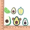 E-Commerce Amazon Patch de PVC Fofo de Frutas Broche de Abacate Desenho Animado Material Acessórios para Celular Joias DIY