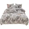 Conjunto de cama de quatro peças em veludo de leite esculpido classe A inverno flanela de veludo coral lençol de cama espesso capa de edredom saia de cama roupa de cama