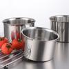 Wow, Utensilios de Cocina de Acero Inoxidable 304, Taza para Condimentos, Caja para Condimentos, Taza para Sopa, Contenedor, Tazón para Condimentos, Tazón para Batir Huevos, Olla para Guiso, Tazón para Aceite