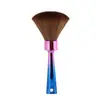 Cepillo Multicolor Electroplateado para Recortar el Cabello, Cepillo de Nylon Suave para Cuello, Herramienta Especial para Salón de Peluquería para Limpieza de Cortes de Cabello y Peluquería