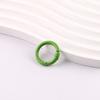 Hebilla de Resorte de Color Pintado Material para Joyería DIY Anillo de Resorte Abierto Abalorios Colgante para Teléfono Móvil Llavero