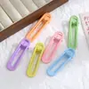 Pinza Redonda de Pato de Doble Punta Brillante de 6 cm, Pinza para el Cabello de Alta Calidad en Colores Macarrón, Pinza Lateral, Pinza para Flequillo, Accesorio de Pinza Base para Manualidades