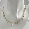 Joyas Yongge Nuevo Estilo Transfronterizo Cadena para Clavícula Estilo Retro Francés Collar con Colgante Irregular Gargantilla de Piedra para Mujer