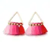 Pendientes de Aro Metálico con Borla de Abanico de Colores Accesorios para el Cabello Accesorios Colgantes Hechos a Mano DIY Colgante para Llave Colgante Pequeño