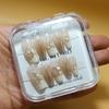 Caja de almacenamiento para uñas postizas caja de almacenamiento para uñas caja para uñas postizas caja de almacenamiento de plástico transparente caja de joyería portátil venta al por mayor