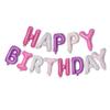 16 polegadas versão americana corpo fino Inglês ANIVERSÁRIO carta de alumínio filme balão FELIZ ANIVERSÁRIO ANIVERSÁRIO decoração terno