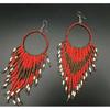 Pendientes de plata antiguos de estilo étnico retro bohemio europeo y americano, joyería de diosa, pendientes delgados con cara, pendientes largos con borlas
