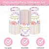 Amazon Flor Mariposa Bandeja de Papel Desechable para Fiesta Bandeja de Papel para Fiesta Vaso de Papel de Seda Vajilla para Fiesta Decoración de Cumpleaños para Niños
