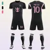 Uniformes de Futebol da Copa do Mundo Mais Vendidos, Uniformes de Treinamento do Clube Miami Time da Casa Número 10, Conjunto de Uniformes de Futebol da Seleção Nacional
