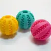 Brinquedo Bola para Cachorro, Bola Dispenser de Petiscos Melancia, Brinquedo Mastigável para Limpeza dos Dentes, Bola Brinquedo para Pet em TPR, Brinquedo de Alimentação e Limpeza dos Dentes para Cachorro