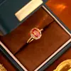 Anel Oval em Prata Esterlina S925 com Zircônia Fanta para Mulheres, Estilo Retro de Luxo Leve de Alto Padrão, Elegante Anel Bicolor com Pequenos Diamantes