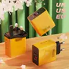 Carregador USB PD para celular de 38 W com protocolo completo, adaptador europeu e americano britânico TIPO-C, cabeça de carregamento rápido PD25W