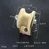 Roda de Polia com Rolamento de Nylon em U Roda de Trilho Guia de Cabo de Aço Roda de Polia de Nylon Rolo Ranhurado Roda de Plástico Roda Guia
