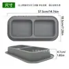 Tigela Dupla para Pet em Silicone de Grau Alimentício, Suprimentos para Gatos e Cachorros, Tigela Ampliada para Cachorros, Exclusivamente para Vendas Transfronteiriças