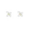 Brincos de Flor de Gardênia Doces e Exquisitos para Mulheres, Alto Padrão, Luxo Acessível, Brincos Modernos e Elegantes, Brincos com Design Exclusivo