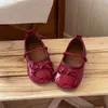 Zapatos Elegantes con Lazo para Niñas 2026 Otoño Nuevos Versión Coreana Zapatos de Princesa con Suela Suave para Niñas