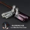 Baicheng Lobo de Pedra Nº 2 acendedor à prova de vento com perfuração direta, criativo, personalidade, pistola de spray pequena