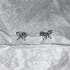 Nuevos pendientes de plata con diseño de nicho, con forma de arco y mini pendientes con incrustaciones de diamantes, con forma de hueso de oreja, simples y con tornillo en espiral.