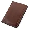 Portapasaporte de Piel de Vaca de Primera Capa Más Vendido Transfronterizo, Bolso de Almacenamiento de Documentos de Cuero Genuino de Alta Gama, Estuche de Cuero para Pasaporte de Viaje al por Mayor