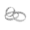 Anillo de acero inoxidable 430 para cortar tartas redondo con forma de ola y encaje con agujero Molde francés para tarta de frutas y queso tamus
