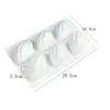 Molde Grande 6 Cavidades Mousse de Gelatina de Manga Molde de Silicone para Sorvete Rugby Chocolate Doce DIY
