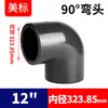 Codo de 90 Grados Estándar Americano Upvc Rongsheng Sch80 Fitting de PVC Químico Codo de Inserción Recto para Suministro de Agua