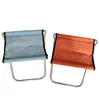 Silla Pequeña Portátil Estación de Pesca Mazar Taburete Pequeño Superficie de Malla Mazar Mobiliario Sencillo Taburete Pequeño Plegable