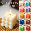 Vela Perfumada Cubo de Rubik Sadoer Inglês Completo Celebrar Festa de Feriado Vela de Aniversário Colorida Comércio Exterior Transfronteiriço Atacado
