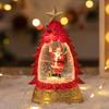 Decoração de Natal Árvore de Natal Luminosa Bola de Cristal Bola de Decoração de Neve Enfeites de Mesa para Árvore de Natal Luminária Noturna Transfronteiriça