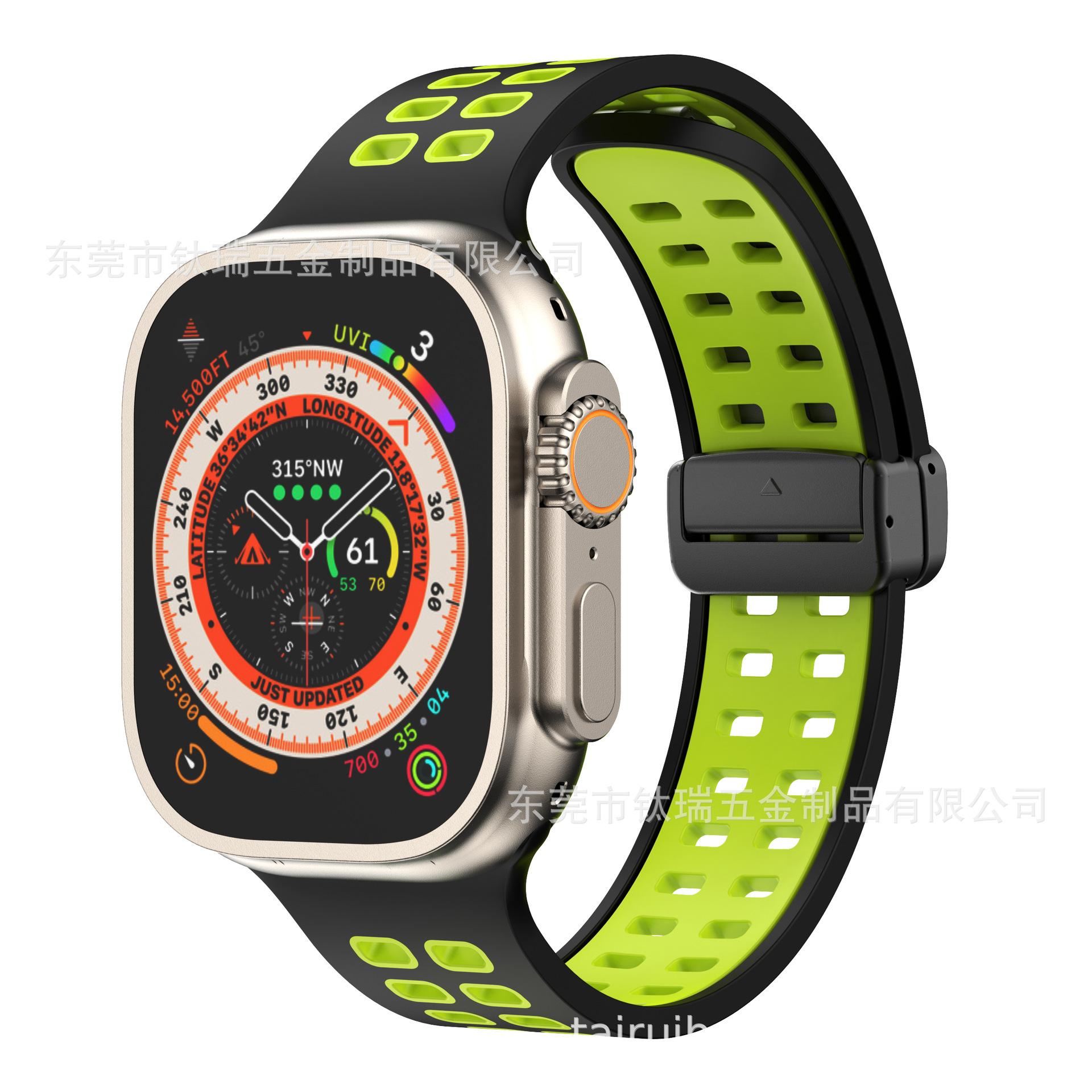 apple watch透气运动手表带